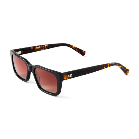 Men's Victoire Polarized Sunglasses // Black Tortoise + Burgundy