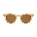 Men's Claude Polarized Sunglasses // Honey + Brown