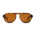 Men's Romain Polarized Sunglasses // Tortoise + Brown