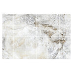 Rabat Marble Tile Stickers // Set of 24 (16"H x 24.5"W Area)