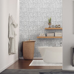 Terrazo Cement Tile Stickers // Set of 60 (24.5"H x 39"W Area)