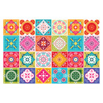 Azulejos Fililana Tile Stickers // Set of 24 (16"H x 24.5"W Area)