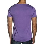 Star Short Sleeve T-Shirt // Purple (M)