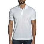 Rocco Men's Knit Polo // White (XL)