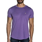 Star Short Sleeve T-Shirt // Purple (L)