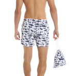 Swim Shorts // White Shark (2XL)