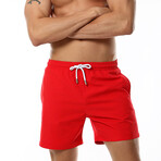 Swim Shorts // Red (L)