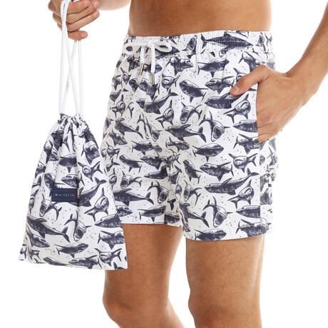Swim Shorts // White Shark (XS)