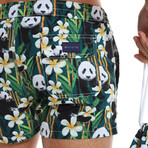 Swim Shorts // Bamboo Panda (XS)