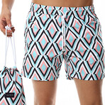 Swim Shorts // Colored Line (L)