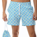Swim Shorts // Stretch Lemon Flower (2XL)