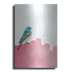 Bird on Pink by Seven Trees Design (16"H x 12"W x 0.13"D)