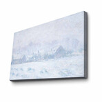 Snow Effect at Giverny (17.7"H x 27.5"W x  1.1"D)