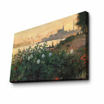 Argenteuil, Flowers by the Riverbank (17.7"H x 27.5"W x  1.1"D)