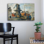 The Windmill on the Onbekende Gracht, Amsterdam (17.7"H x 27.5"W x  1.1"D)