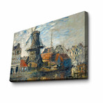 The Windmill on the Onbekende Gracht, Amsterdam (17.7"H x 27.5"W x  1.1"D)