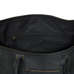 Morello Leather Duffel // Black