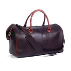 The Clifford Leather Duffle  // Dark Brown 