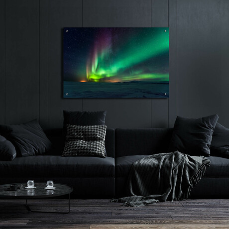 Northern Lights Aurora Borealis 3 (12"H x 16"W x 0.13"D)