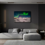 Northern Lights On The Arctic Ocean Shore 2 (12"H x 16"W x 0.13"D)