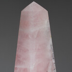 Genuine Polished Rose Quartz Obelisk