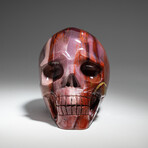 Genuine Polished Mookaite Skull