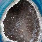 Genuine Blue Agate Geode