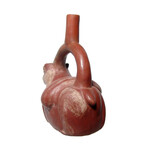 Precolumbian Llama Bottle // 450 - 550 AD