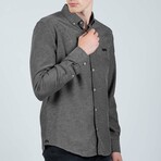 Taylor Button Up Shirt // Patterned Gray (S)