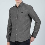 Taylor Button Up Shirt // Patterned Gray (M)