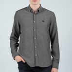 Taylor Button Up Shirt // Patterned Gray (L)