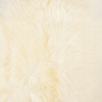 Milan Shearling 2' X 3' Sheepskin Area Rug // Ivory