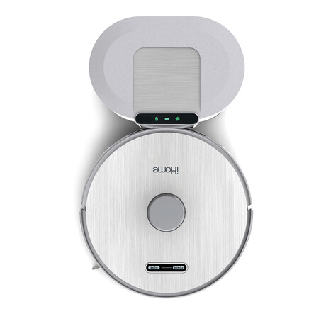 iHome AutoVac Halo 3-in-1 Robot Vacuum and Mop with Auto Empty Base and LIDAR Navigation