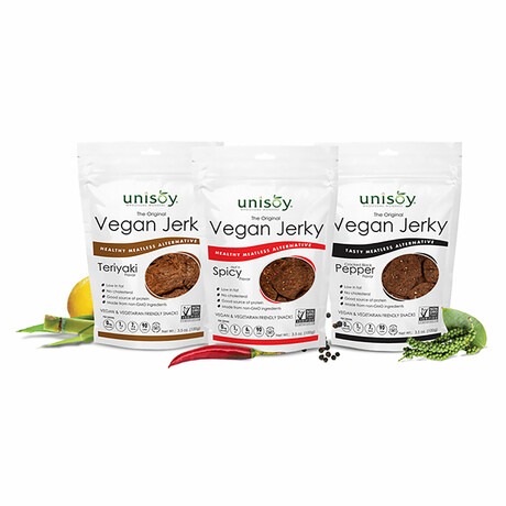 Vegan Jerky Variety Pack // Set of 3