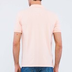 Chase Short Sleeve Polo Shirt // Pink (L)