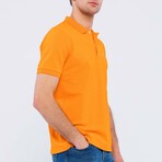 Brian Short Sleeve Polo Shirt // Orange (M)