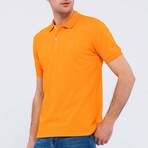 Brian Short Sleeve Polo Shirt // Orange (2XL)