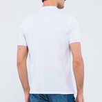 Carlo Short Sleeve Polo Shirt // White (M)