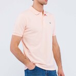 Chase Short Sleeve Polo Shirt // Pink (L)