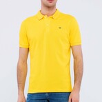 Apollo Short Sleeve Polo Shirt // Mustard (S)