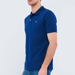 Derek Short Sleeve Polo Shirt // Navy (L)