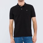 Conrad Short Sleeve Polo Shirt // Black (S)