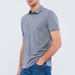 Oxford Pique Short Sleeve Polo Shirt // Slate Blue (3XL)