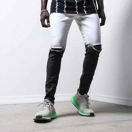 Whitcomb Jeans // Black + White (29WX30L)