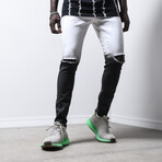 Whitcomb Jeans // Black + White (32WX32L)