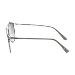 Men's Fashion PR51WS-02G09G-59 Polarized Sunglasses // Matte Black + Gunmetal + Gray