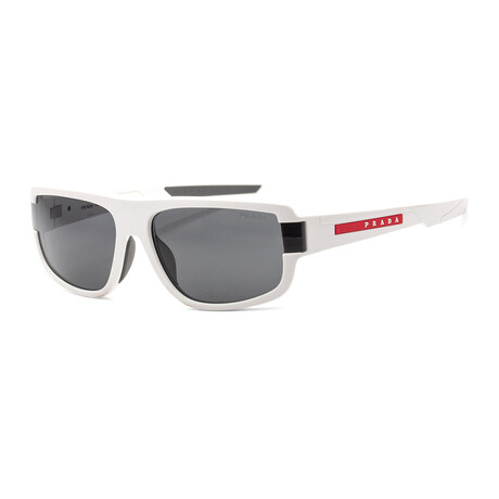 Men's Linea Rossa PS03WSF-TWK06F-66 Sunglasses // White + Dark Gray