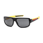 Men's Linea Rossa PS03WS-08W06F-66 Sunglasses // Black + Dark Gray