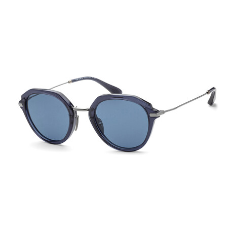 Men's Fashion PR05YS-08Q04P-50 Sunglasses // Blue Crystal + Dark Blue