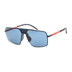 Men's Linea Rossa PS52XS-06S07L-59 Sunglasses // Matte Navy + Dark Blue